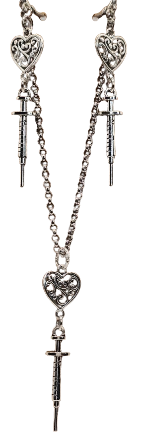 Syringe Medical Appreciation Earring/Necklace Set