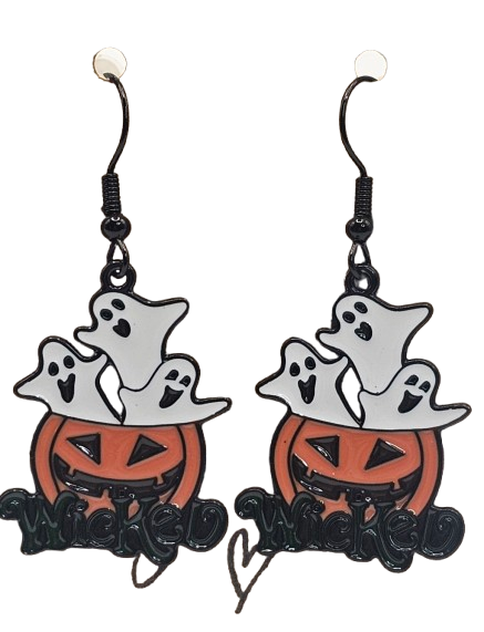 Cute Ghost Halloween Earrings