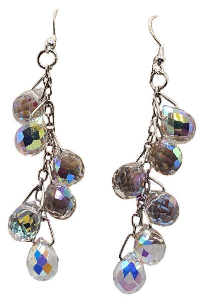 Dangle Glass Bead Earrings