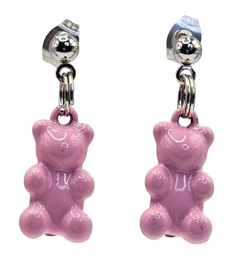 Simple Teddy Bear Style Earrings