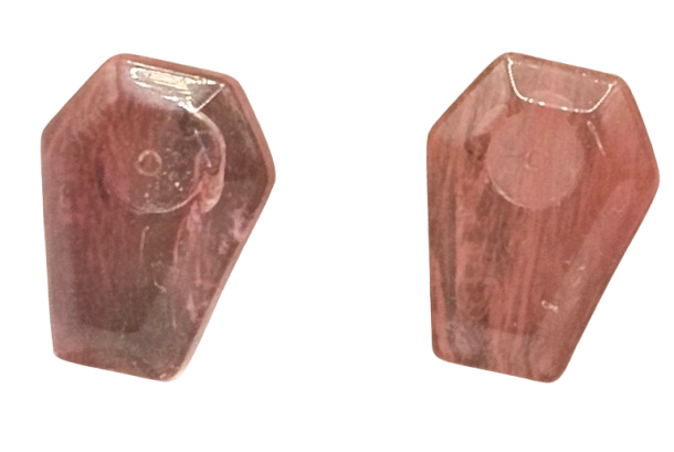Natural Stone Coffin Shaped Earrings
