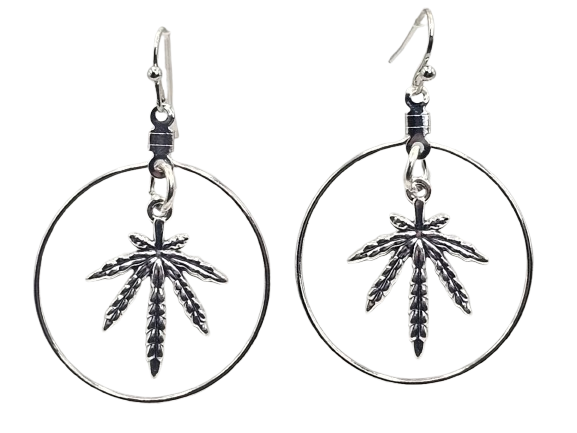 Mary Jane Dangle Style Hoop Earrings