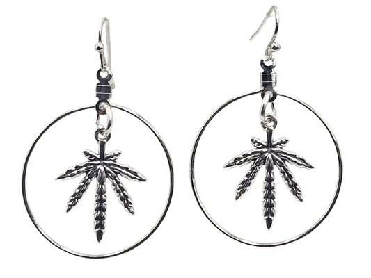 Mary Jane Dangle Style Hoop Earrings