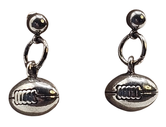 Mini 3D Football Earrings