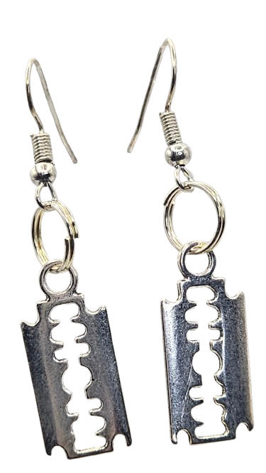 Razor Blade Earrings