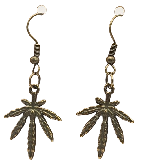Bronze Colored Simple Mary Jane Earrings