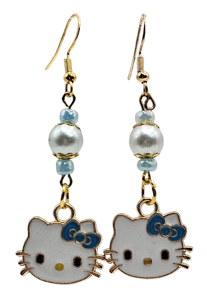 Hello Kitty Beaded Detail Earrings
