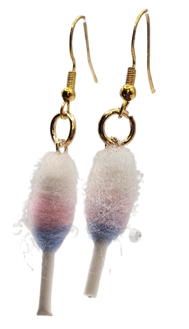 Mini Cotton Candy Earrings