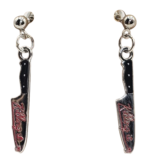 Small Knife "Killing It" Earrings