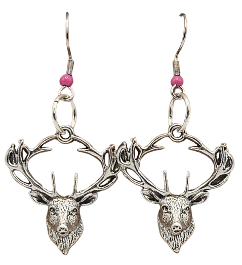 Deer Head Style Earrings