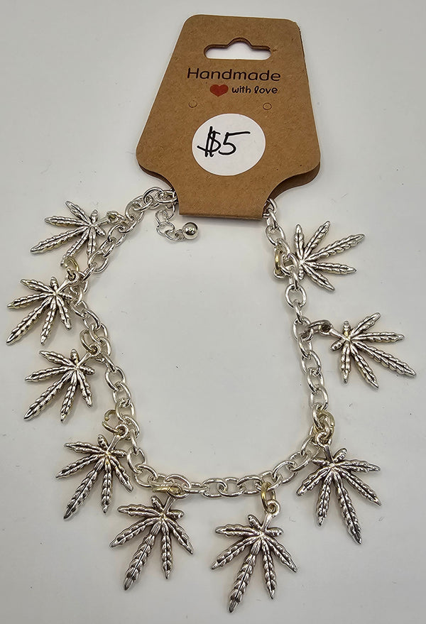 Adjustable Mary Jane Charm Bracelet
