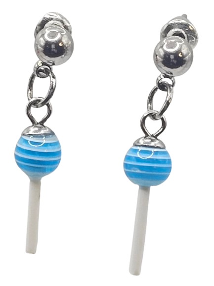 Simple Lollipop Style Stud Earrings