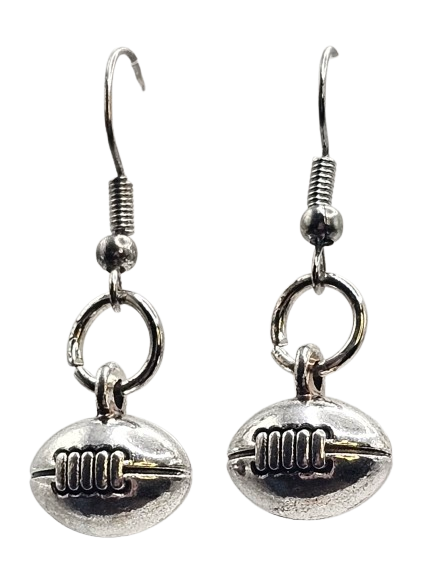 Mini 3D Football Earrings