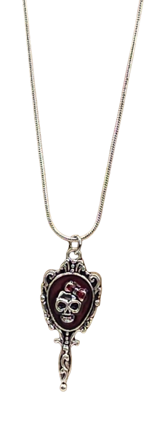 Skull Mirror Shaped 🪞 Necklaces
