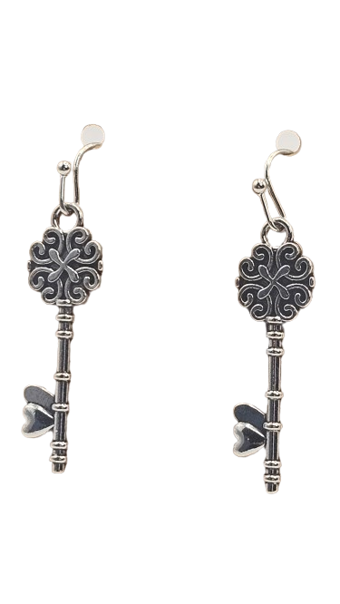 Tribal Key Style Earrings
