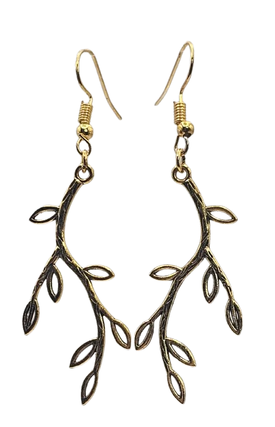 Golden Vine Earrings