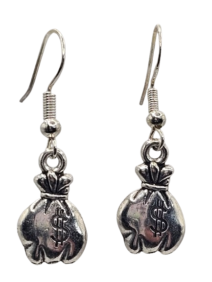 Money Bag Simple Earrings
