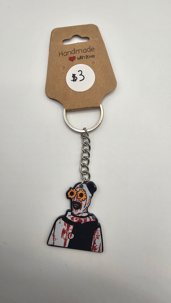 Serial Killer Keychains (Art the Clown and Michael Meyers)