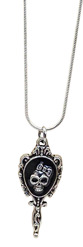Skull Mirror Shaped 🪞 Necklaces