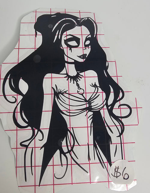 Zombie Princess Waterproof Decal