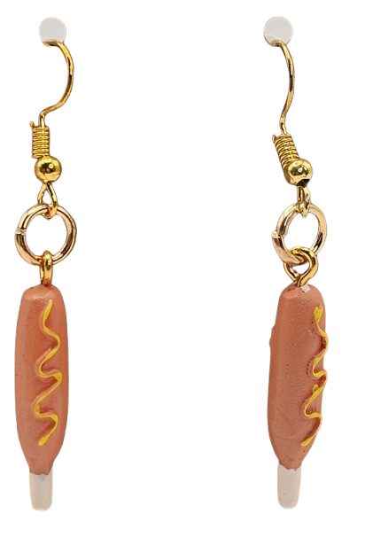 Mini Corn Dog Earrings