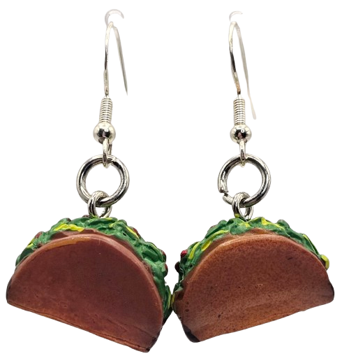 Mini Taco Earrings
