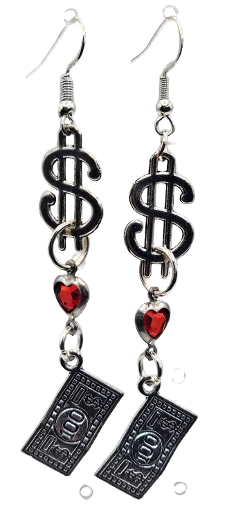 $$$ Love Long Drop Earrings