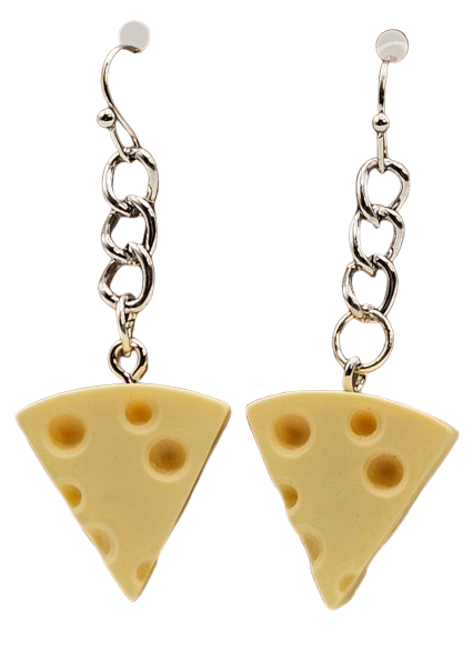 Cheese Earrings