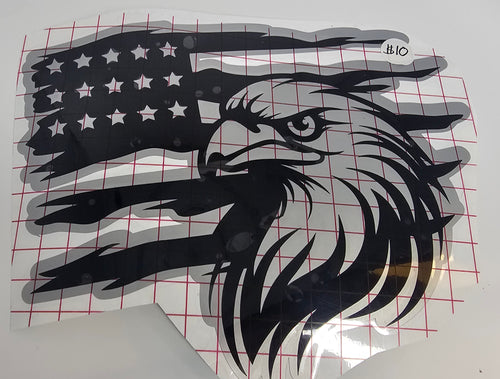 American Eagle Large Waterproof Decal