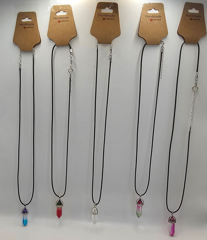 Crystal Necklaces [Assorted Colors]