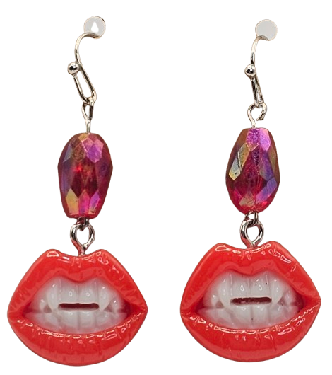 Vampire Teeth Earrings