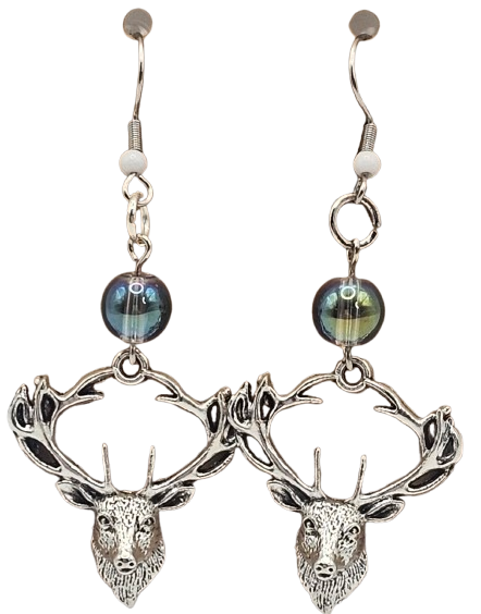 Deer Head Style Earrings