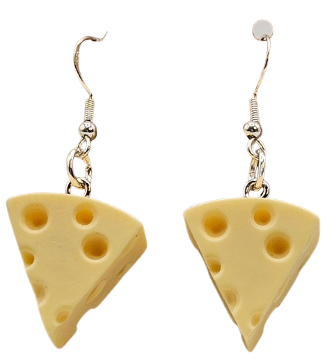 Cheese Earrings