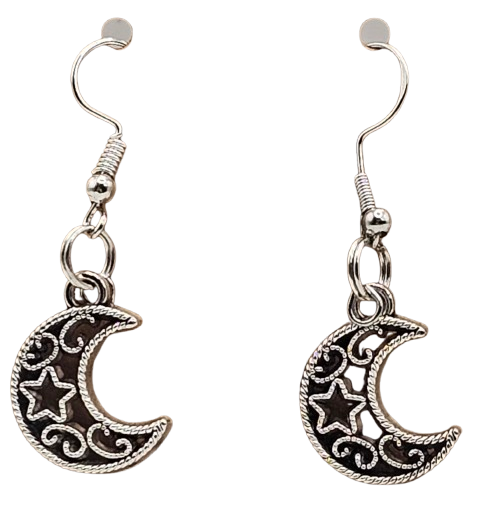Inteiquit Moon Design Earrings