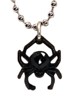 Sparky Spider Necklace on Ball Chain