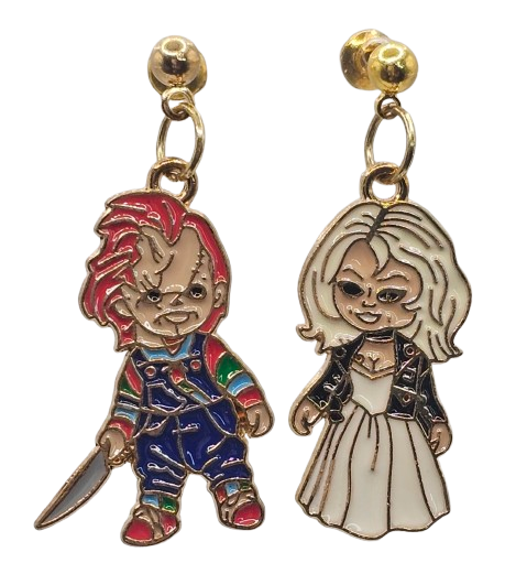 Chucky and Tiffany Stud Earrings