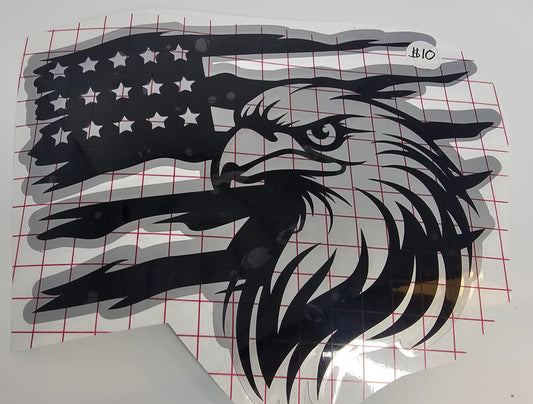 American Eagle  Large Waterproof Decal