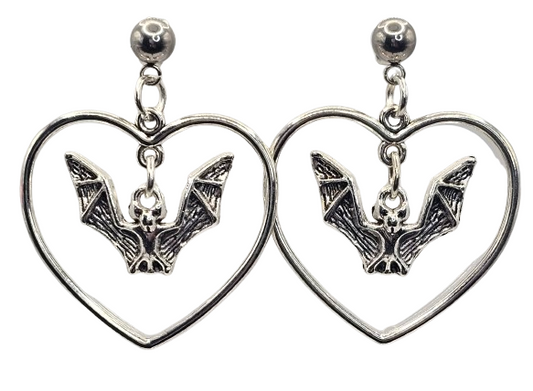 Bat Love Earrings